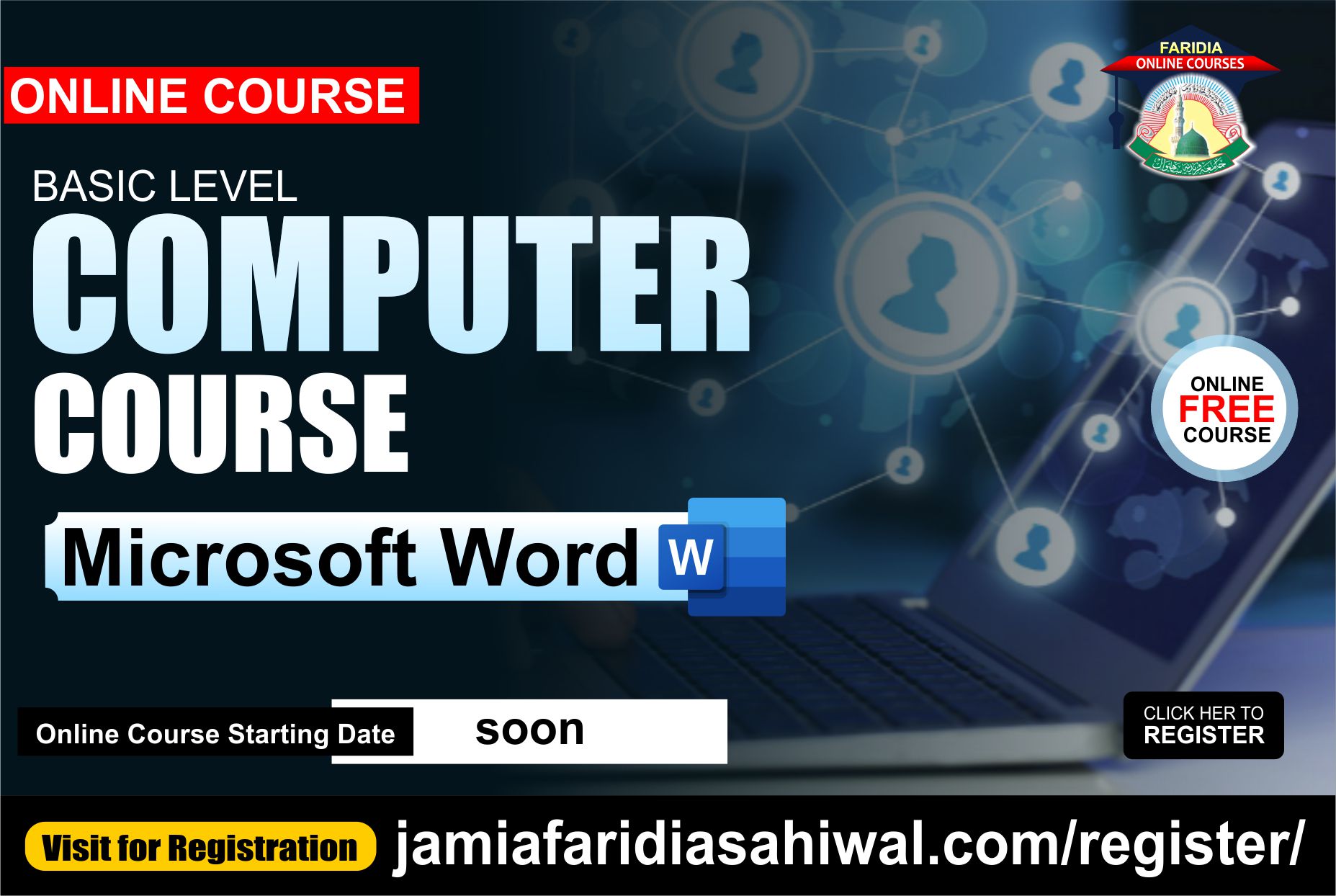Computer Basic Level Course (Microsoft Word)